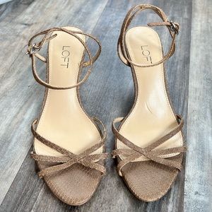 Ann Taylor Loft Kitten Heel Sandal